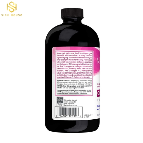Nước uống collagen lựu NEOCELL  +C Pomegranate Liquid 4000mg 473mL