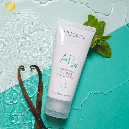 Kem Đánh Răng AP24 NUSKIN Trắng Sáng Whitening Fluoride Toothpaste 110gr