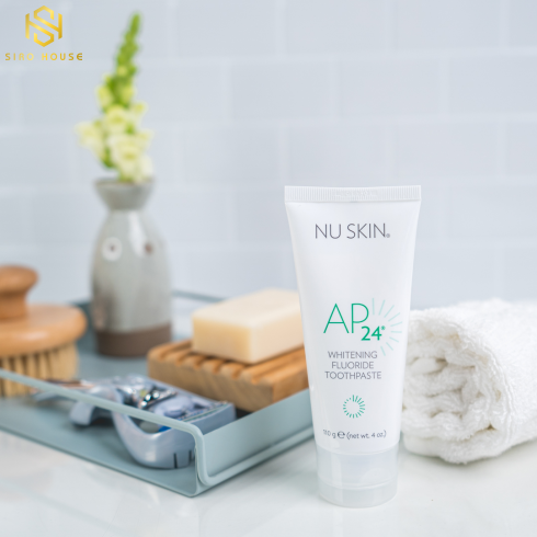 Kem Đánh Răng AP24 NUSKIN Trắng Sáng Whitening Fluoride Toothpaste 110gr