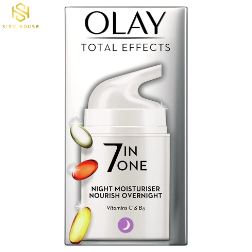 Kem dưỡng OLAY Total Effects Anti-Ageing 7in1 Night Firming Moisturiser 50mL  