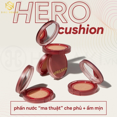 Phấn nước Aprilskin Hero Cushion SPF50+ PA++++ 