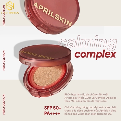 Phấn nước Aprilskin Hero Cushion SPF50+ PA++++ 