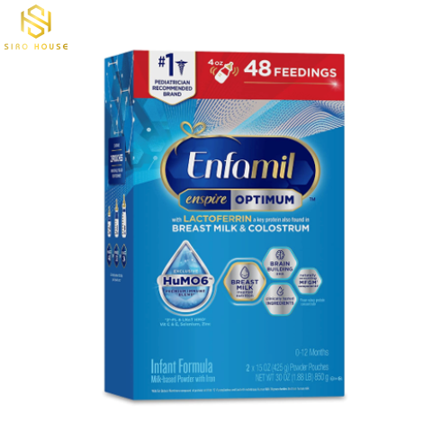 Sữa bột ENFAMIL Enspire Optimum Infant Formula 850g