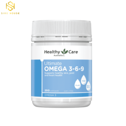 Viên uống omega 3-6-9 HEALTHY CARE Ultimate Omega 3-6-9 200v iên