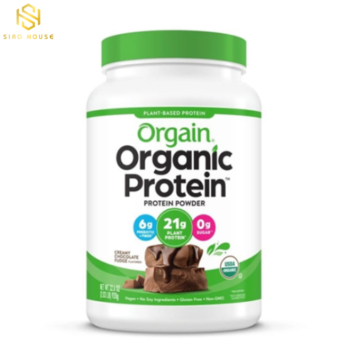 Bột đạm thực vật hữu cơ ORGAIN Organic Protein 920g (Xanh lá)