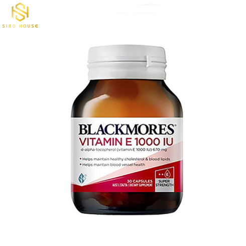 Viên uống BLACKMORES Vitamin E 1000IU 30 viên