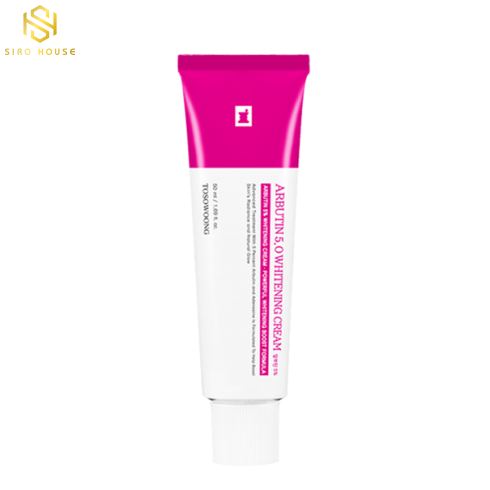 Kem dưỡng trị nám TOSOWOONG Arbutin 5.0 Whitening Cream 50mL 