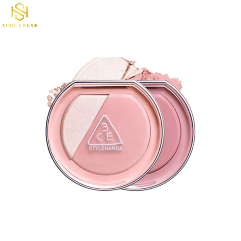 Phấn má hồng & highlight 3CE Blushlighter 4.3g - Slick