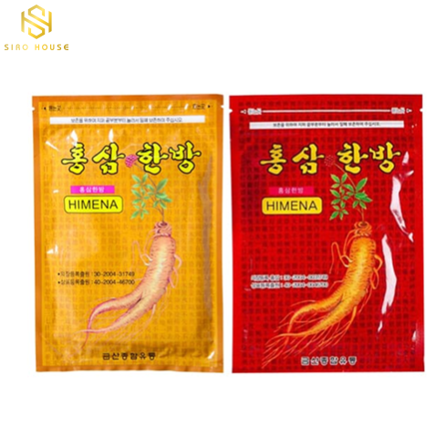 Cao dán hồng sâm trị nhức mỏi HIMENA gói 20 miếng 