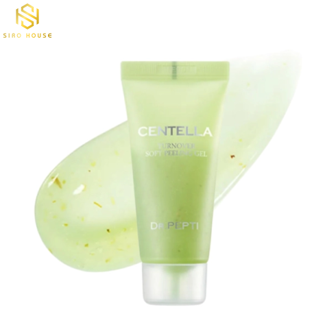 Gel tẩy tế bào chết chiết xuất rau má DR.PEPTI Centella Turnover Soft Peeling Gel 100mL