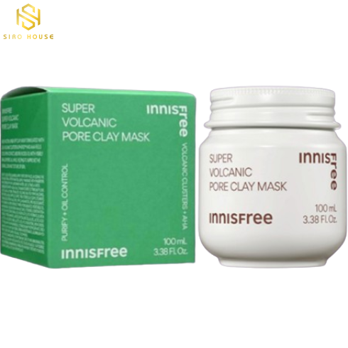 Mặt nạ đất sét tro núi lửa INNISFREE Super Volcanic Pore Clay Mask 100mL