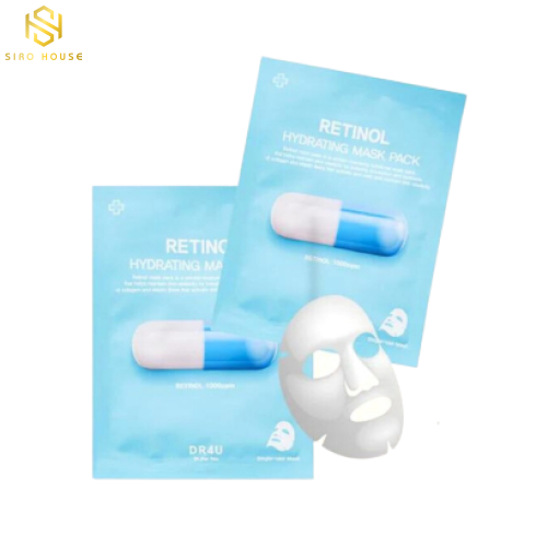 Mặt nạ cấp ẩm phục hồi da DR4U RETINOL Hydrating Mask Pack 