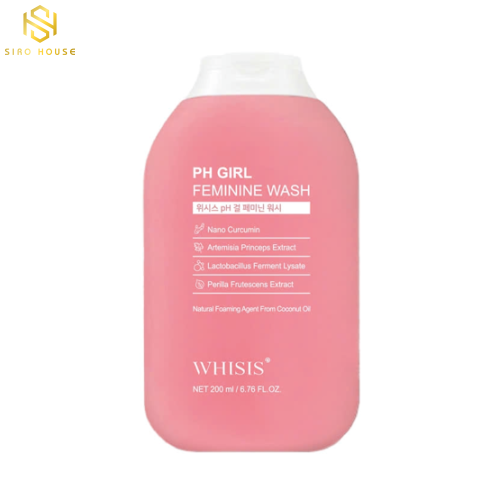 Dung dịch vệ sinh WHISIS PH Girl Feminine Wash 200mL