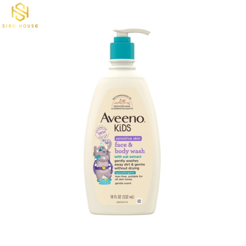 	Sữa tắm và rửa mặt cho bé AVEENO Kids
