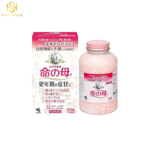 Viên uống hỗ trợ tiền mãn kinh KOBAYASHI 840 viên