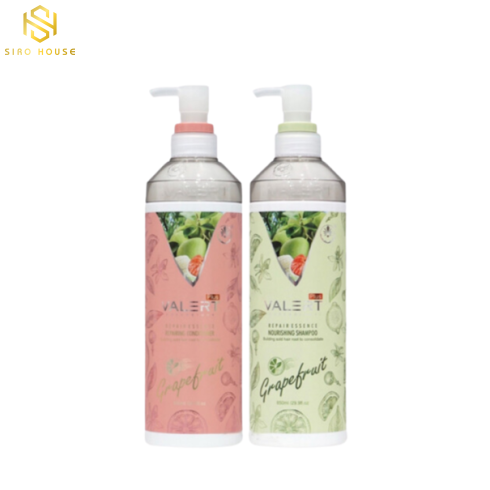 Bộ gội xả bưởi VALERT Plus Grape Fruit 850mL x 2