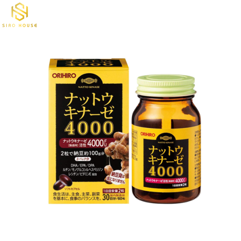 Viên uống chống đột quỵ ORIHIRO 4000FU 60 viên