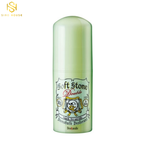 Lăn khử mùi đá khoáng DEONATULLE Soft Tone Double Color Control 20g 