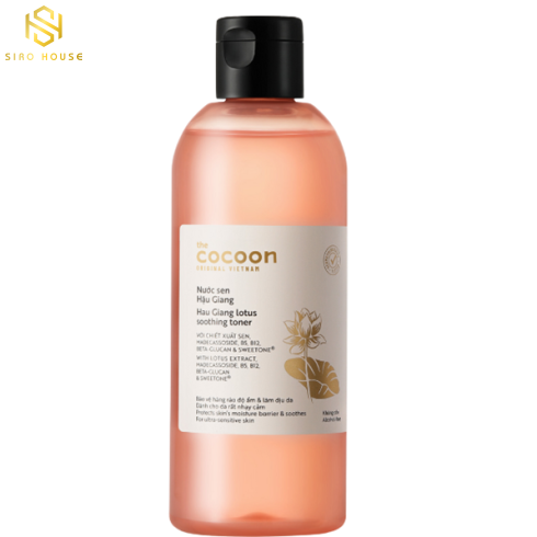  Toner nước sen hậu giang COCOON lotus soothing 310ml & 140ml 