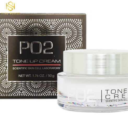 Kem PO2 Tone Up Cream Nâng Tông Dưỡng Trắng Da Hàn Quốc