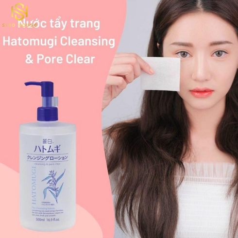Nước tẩy trang HATOMUGI Cleansing Lotion (500mL)
