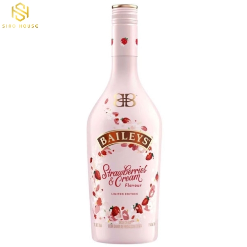 Rượu sữa vị kem dâu BAILEYS Strawberries Cream 750mL