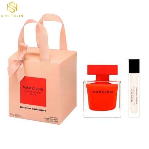 Set Nước Hoa Narciso Rodriguez Narciso Rouge (EDP 90ml , Mini 10ml)