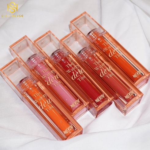 Son Tint Lì, Lâu Trôi Cho Đôi Môi Ẩm Mịn Merzy The Watery Dew Tint 4g
