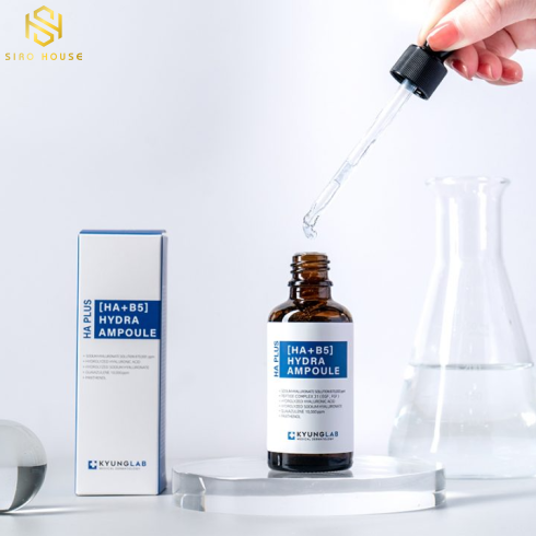 Tinh Chất Serum Căng Bóng Da  KYUNG LAB HA PLUS [ HA + B5 ] HYDRA AMPOULE 50mL