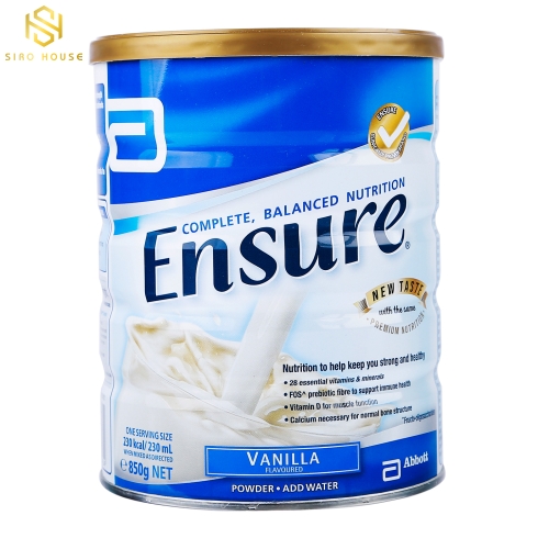 Sữa bột ENSURE hương Vani Úc Ensure Vanilla Powder (850Gr)