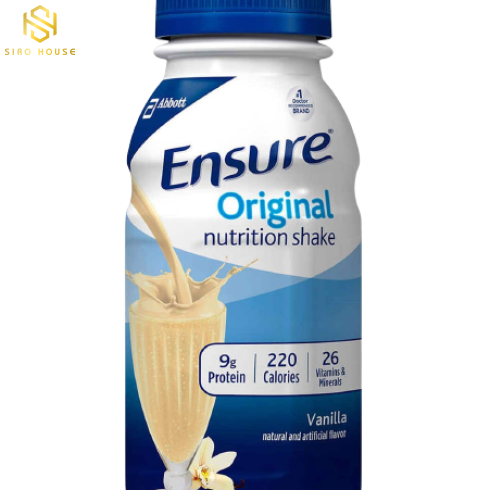Sữa ENSURE nước hương Vani Ensure Original Vanilla 237ml Thùng 24 chai