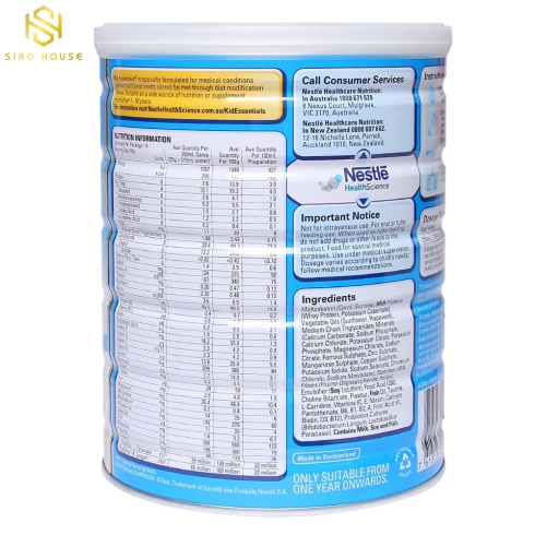 Sữa bột NESTLE Kid Essentials 800g 
