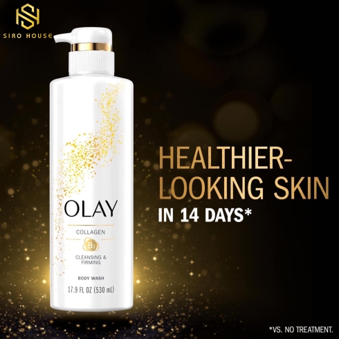 Sữa tắm OLAY Collagen + B3 Cleansing & Firming Body Wash 530ml