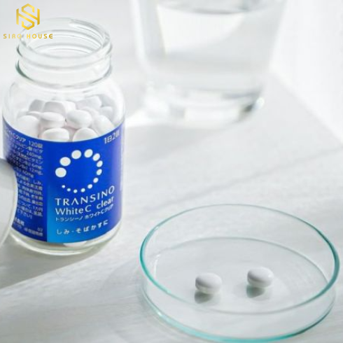 Viên uống trắng da TRANSINO White C Clear 120 viên