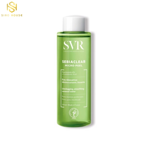 Nước Cân Bằng Làm Giảm Mụn Dành Cho Da Dầu Mụn Nhạy Cảm SVR Sebiaclear Micro-Peel 150mL