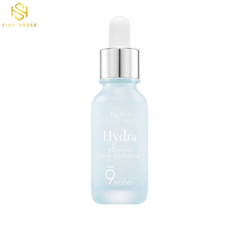 Tinh chất cấp ẩm 9WISHES Ampoule Serum Hydra Glowing Deep Hydration 25mL