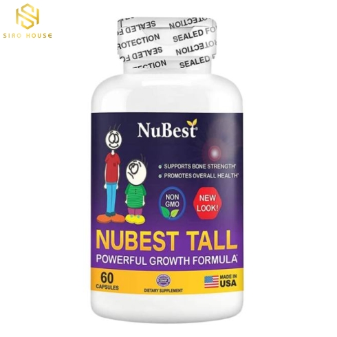  Viên uống tăng chiều cao NUBEST Tall Powerful Growth Formula 60v