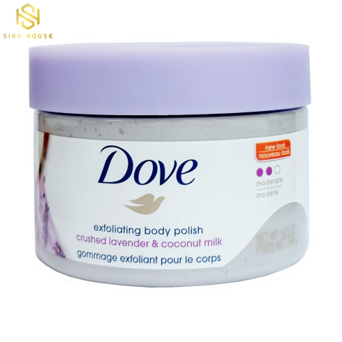 Tẩy tế bào chết toàn thân DOVE Body Love Night Recovery Body Polish 340g