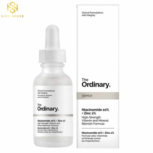 Tinh chất trị mụn, thâm THE ORDINARY Niacinamide 10% + ZinC 1% 30mL
