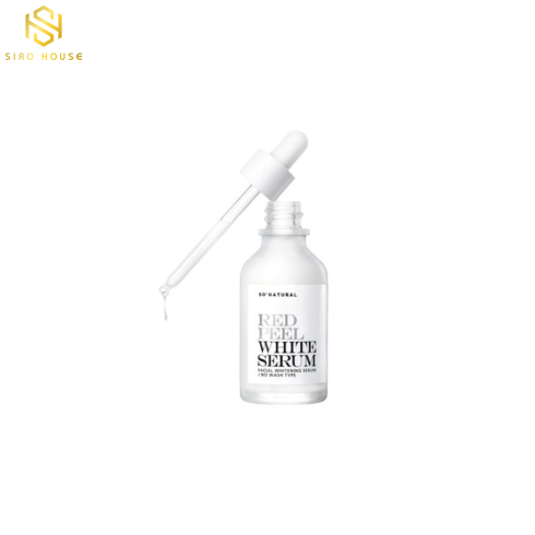 Tinh chất dưỡng trắng trị nám SO NATURAL Red Peel White Serum 35mL 