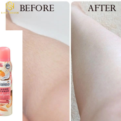 Bọt Cạo Lông BALEA Peachy Vibes 150ml ( Hồng)