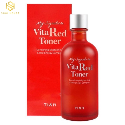 Nước hoa hồng TIAM My Signature Vita Red Toner 130mL
