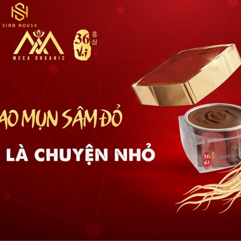 Cao Sâm Mụn Đỏ 36 VỊ THẦN DƯỢC TRỊ MỤN