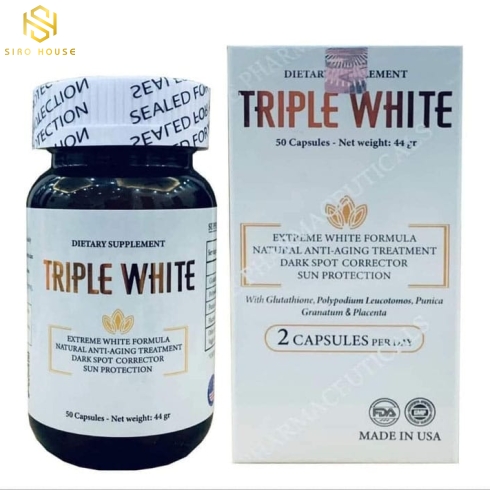  VIÊN UỐNG TRẮNG DA - CHỐNG NẮNG TRIPLE WHITE