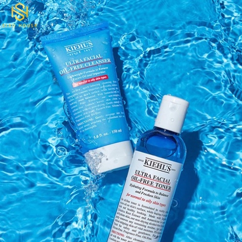 Sữa rửa mặt da dầu KIEHLS Ultra Facial Oil-Free Cleanser 150mL