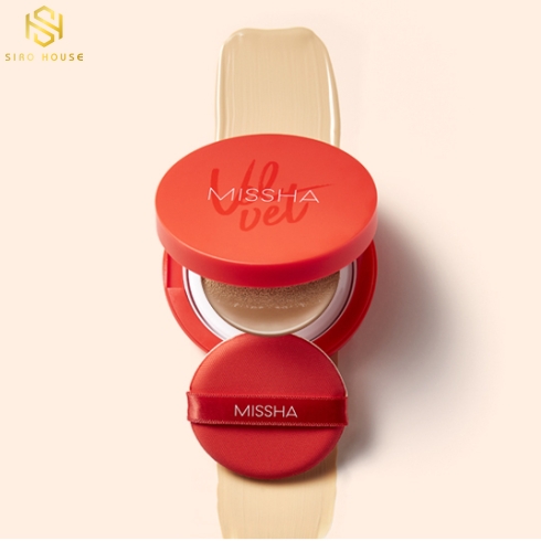 Phấn nước Missha Velvet Finish cushion (đỏ)