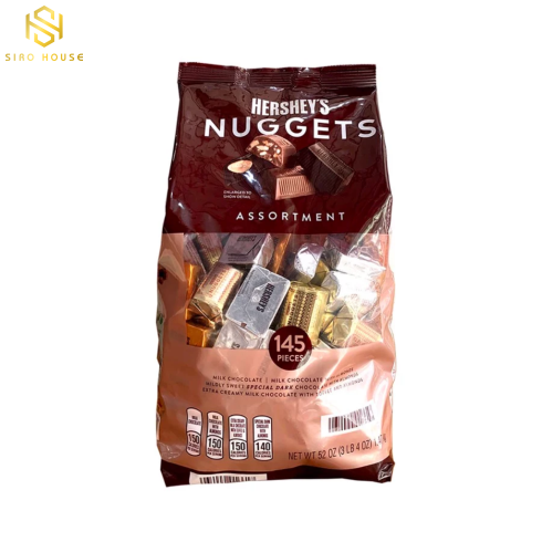 Chocolate HERSHEYS Nuggets Assortmment 145 viên 1.47kg