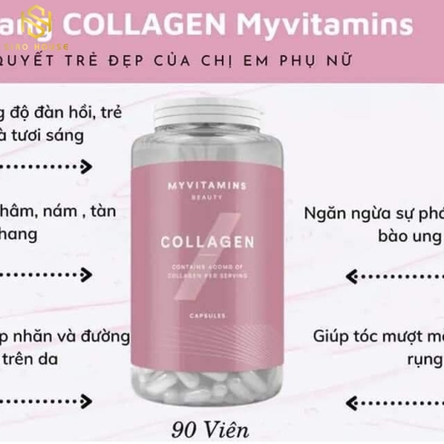 Viên uống Retinol MYVITAMINS Beauty 90 viên