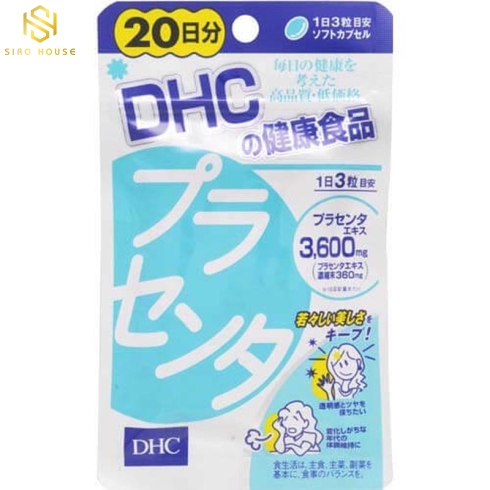 Da trắng hồng căng mịn chỉ với 3 Viên uống DHC nhau thai cừu 3600mg Nhật Bản mỗi ngày