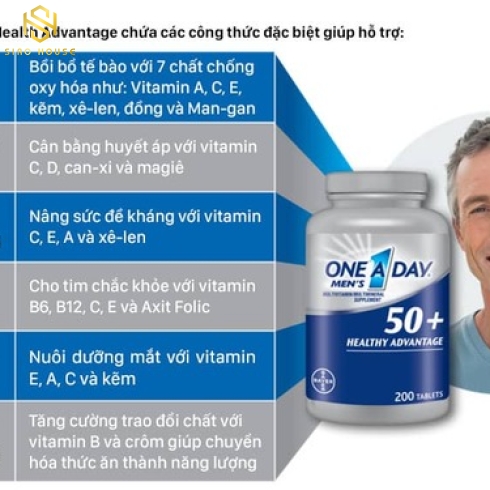  Viên uống bổ sung vitamin tổng hợp ONE A DAY #Men
